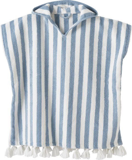 Vertbaudet gestreepte badponcho voor kinderen van VER