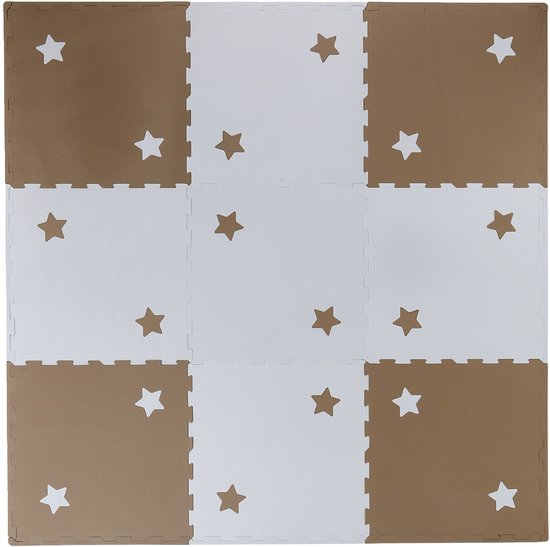 Vertbaudet Groot tapijt met 9 schuimtegels van Merkloos