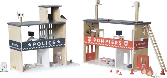 Vertbaudet Hulpverleningscentrum politiebureau + brandweerkazerne in FSC® hout van VER