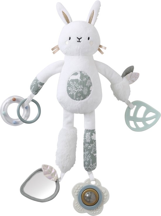 Vertbaudet Kleine activiteitenknuffel konijn IN HET BOS van Merkloos