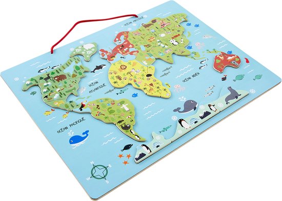 Vertbaudet Magnetische puzzel Wereld van VER