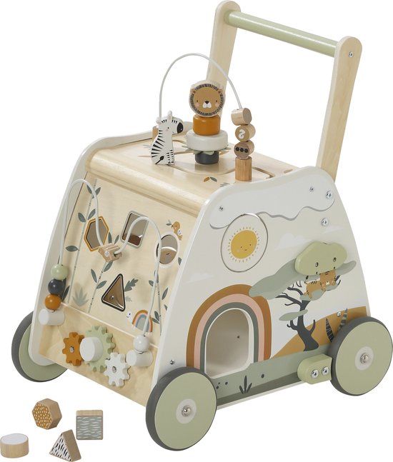 Vertbaudet Multi-activiteitswagentje Tanzania in FSC¨-hout van VER