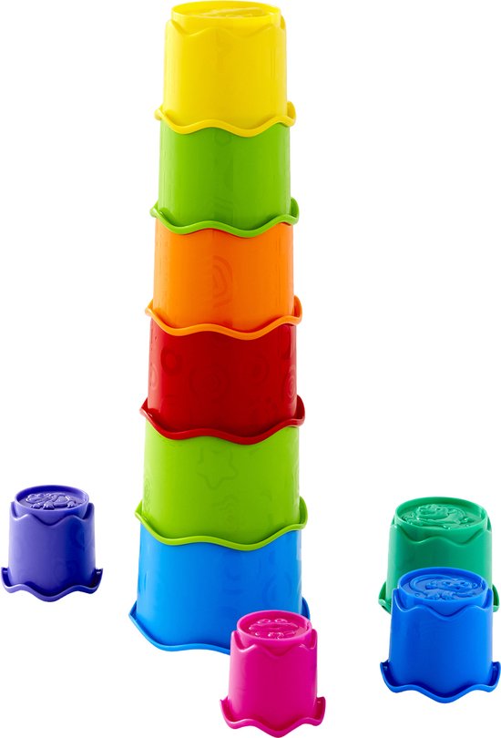 Vertbaudet Plastic bekers om te stapelen van VER