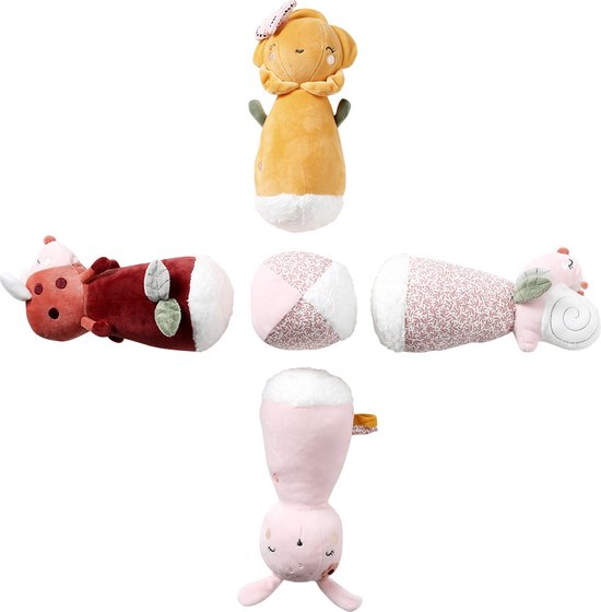 Vertbaudet Stoffen bowlingspel REIS NAAR HET ROZE LAND van Vertbaudet