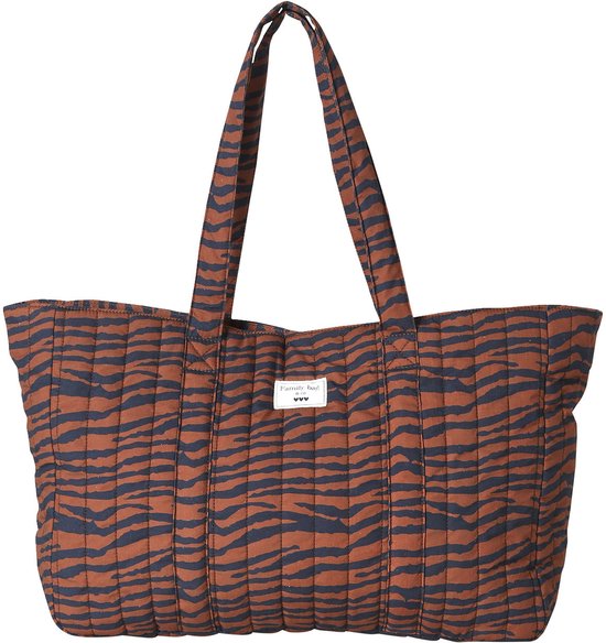 Vertbaudet Totebag Wildlife in katoenen canvas van Merkloos