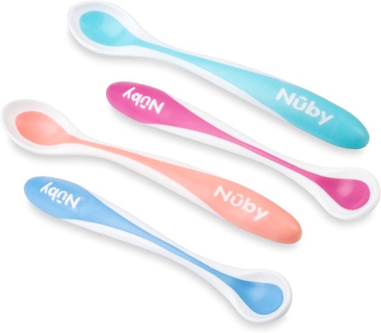 Verwarmde Lepel voor Baby's 4+ Maanden - Set van 4