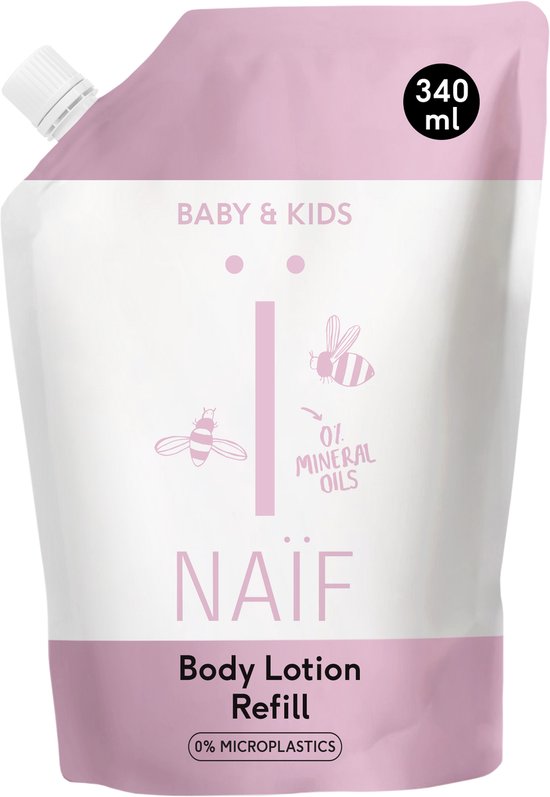Verzachtende Bodylotion Navulverpakking voor Baby & Kids 340ml van Naïf