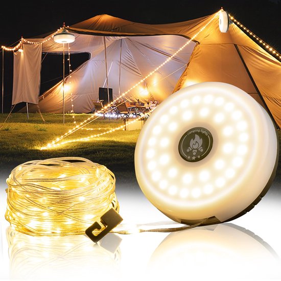 Viatel Led Camping Lamp Strip Sfeer 10M Lengte Waterdicht Recyclebaar Licht Riem Outdoor Tuindecoratie Lamp Voor Tent Kamer van Viatel