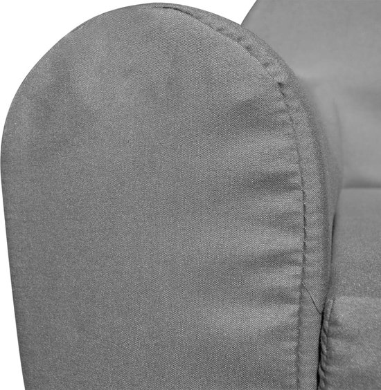 vidaXL Loungestoel Kinderen Grijs - Uitklapbaar - Hoogwaardig Textiel - PU-schuim - 78 x 35 x 46 cm - Polyester - Kinderstoel van VidaXL