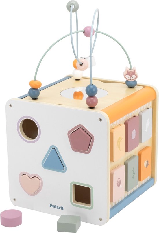 VIGA PolarB Educatieve Kubus 8in1 Activiteitenkubus van Viga