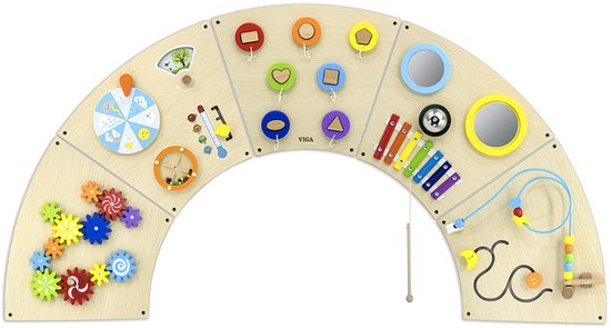 Vigatoys - Wandspeelbord - Cirkelboog - Diameter 162cm van Merkloos