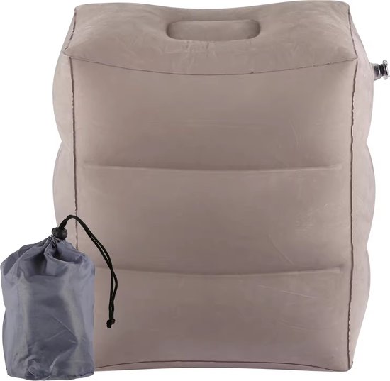 Vliegtuigbedje - Voetensteun - Voetenbankje - Reiskussen - Reisbedje - Opblaasbaar Kussen - Baby Bedje van Koalabi Kids