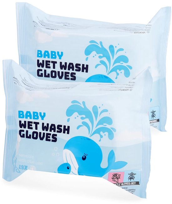 Vochtige baby washandjes - 36 stuks - Milde en Handige Wegwerp Washandjes van Lidl Lupilu