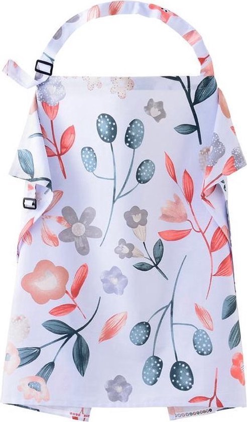 Voedingsdoek – Borstvoedingsdoek - Afschermdoek Tijdens Voeden - Bladeren - 68 x 93 cm van Little Dot.