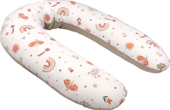 Voedingskussen / Zwangerschapskussen XL Funnababy Sand Rainbow van Funnababy