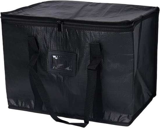 Voedselbezorgtas - Thermos tas Maaltijd - Eten Transporten - Dubbele Rits Toegang - 50 liter - Effen