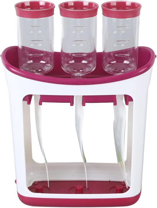 Voedselpers voor Babyvoeding met Opbergtassen - Handige Squeeze Station voor Zelfgemaakte Puree