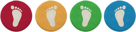 Voeten Cirkels Speelkleed, 4st. van Vö