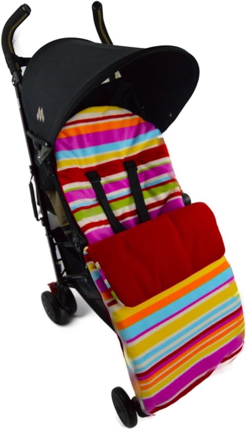 Voetenzak Baby - Baby Overtrek - Wandelen Buiten - Warm Fleece - 46 x 40 x 10 cm - Rood