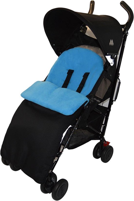 Voetenzak - Baby deken - Buiten reizen - Omritsbaar tot stoelvoering - 39 cm - Turkoois
