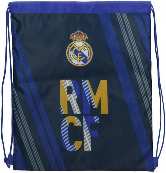 Voetenzak Blauw Clubhistorie 1902 Sportaccessoire 33x39 cm van Merkloos