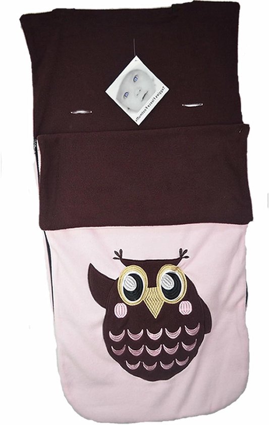Voetenzak Buggy - Baby deken - Baby warm houden - Uitritsbaar - 48 x 39 cm - Uil