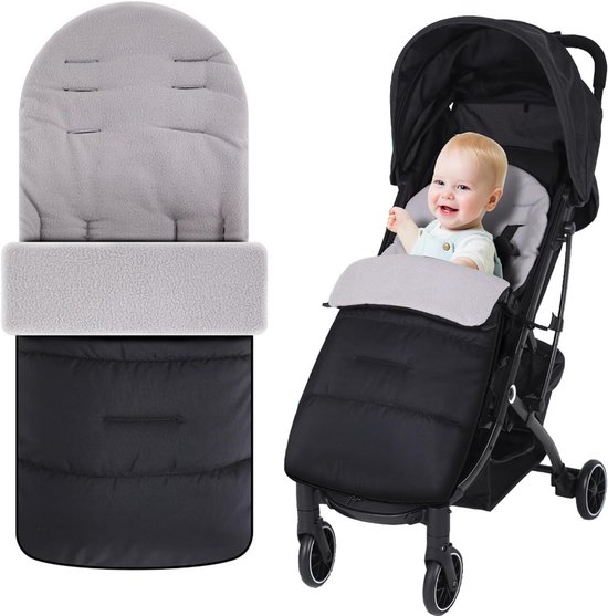 Voetenzak Buggy - Kinderwagen Wiegdeken - Universeel - Voering van Merkloos