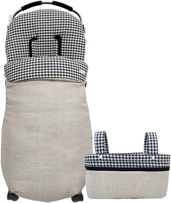 Voetenzak en Broodtrommel Set - Kinderwagen Accessoires - Baby Comfort - Handgemaakt in Spanje