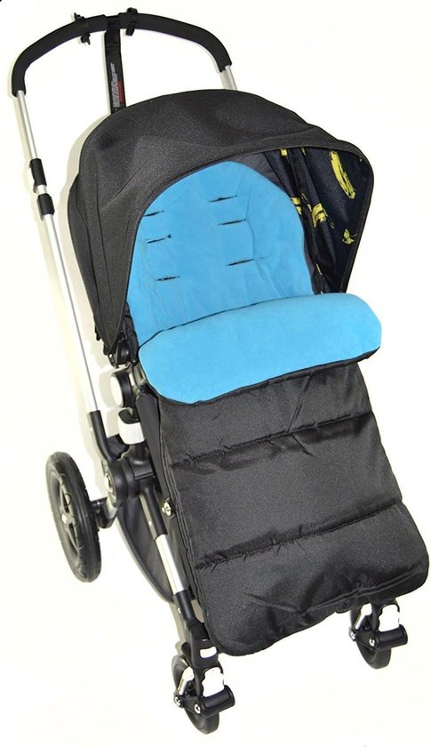 Voetenzak Kinderwagen - Baby Comforter - Comfortabele Uitjes - Zachte Binnenvoering - 49 x 42 x 6 cm - Nautical Blue