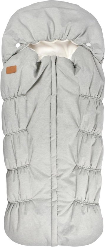 Voetenzak Kinderwagen - Baby deken - Warm Blijven - Dubbele Fleece - 100 cm - Grijs