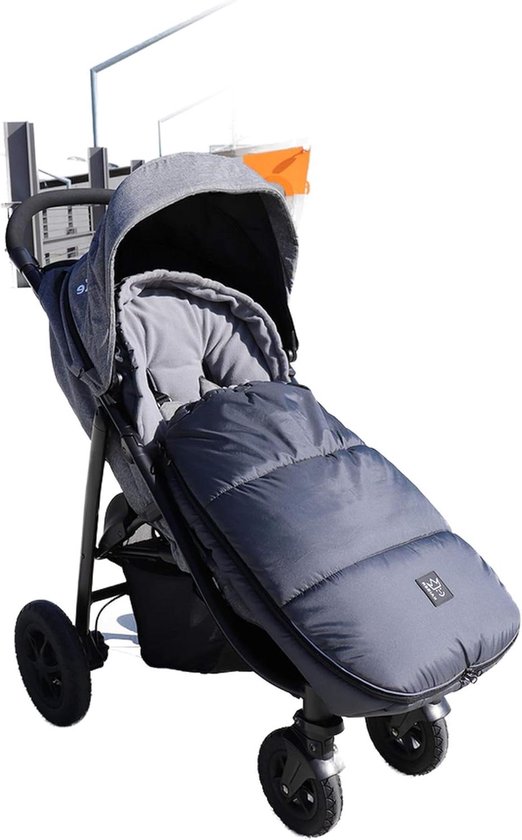 Voetenzak Kinderwagen - Baby deken - Warm en droog - Afneembaar deel - Universeel - Antraciet