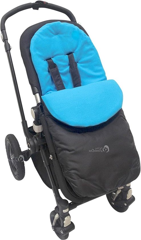 Voetenzak Kinderwagen - Baby deken - Warmte Buiten - Omvormbaar tot stoelvoering - 4831 x 363 cm - Turquoise