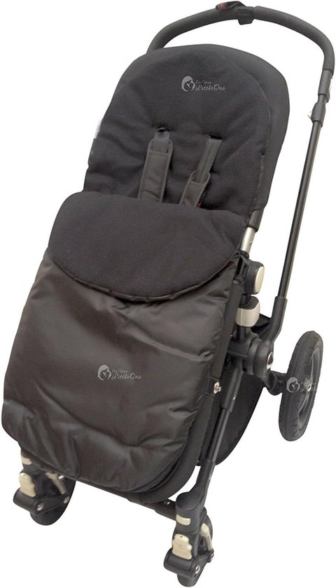 Voetenzak Kinderwagen - Baby deken - Warmte Buiten - Ritsbaar tot stoelvoering - 49 x 41 cm - Zwart