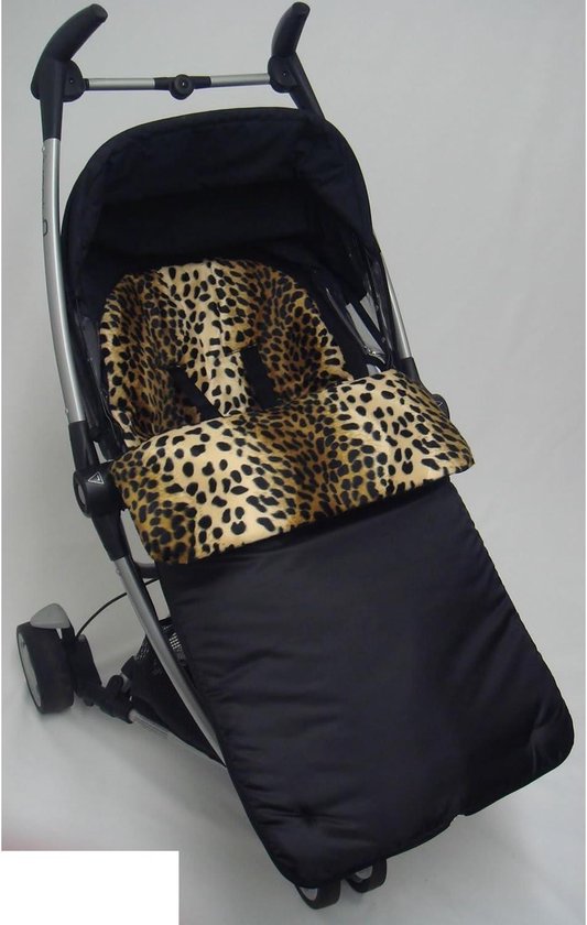Voetenzak Kinderwagen - Baby deken - Warmte Buiten - Universeel Model - 39 x 88 cm - Luipaard