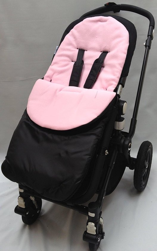 Voetenzak Kinderwagen - Baby deken - Warmte Comfort - Omritsbaar tot stoelvoering - 39 x 10 x 88 cm - Roze