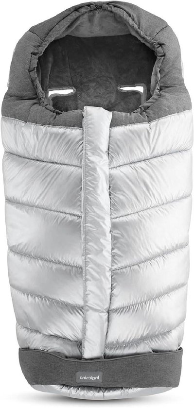 Voetenzak Kinderwagen - Baby deken - Winterse Wandelingen - Water Winddicht - 93 x 52 cm - Zilver