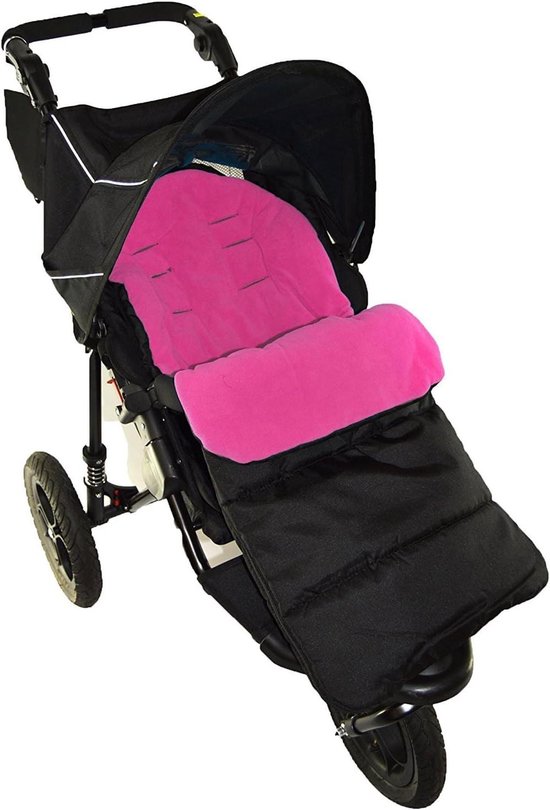 Voetenzak Kinderwagen - Baby Dekje - Comfortabel Reizen - Universeel Ontwerp - 50 x 40 x 9 cm - Roze