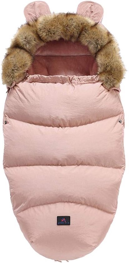 Voetenzak Kinderwagen - Baby Slaapzak - Warm Blijven - Waterdicht Winddicht - 100 x 48 cm - Zwart