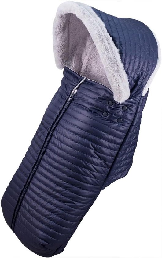 Voetenzak Kinderwagen - Babyhoes - Warm & Droog - Waterdicht & Winddicht - 100 cm - Navy