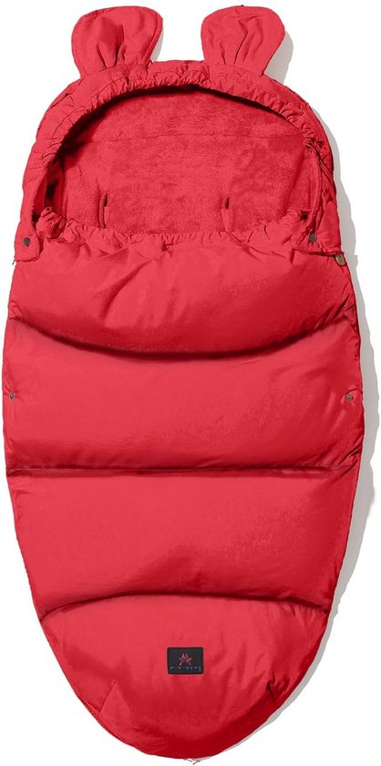 Voetenzak Kinderwagen - Babyslaapzak - Buiten Reizen - Waterdicht Winddicht - 100 x 48 cm - Rood