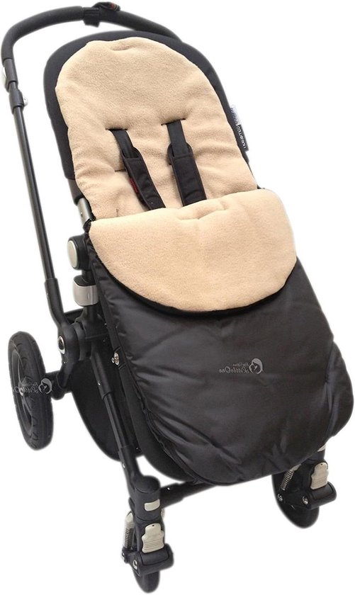 Voetenzak Kinderwagen - Babyslaapzak Reisdeken - Baby Warm Houden - Uitritsbaar tot Stoelvoering - 87 x 42 cm - Beige