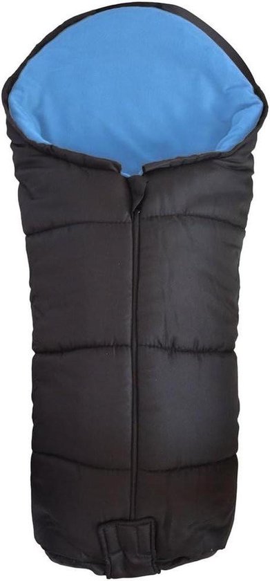 Voetenzak Kinderwagen - Babyzak Dekje - Warmte Buiten - Uitritsbaar tot Zitvoering - 34 x 26 x 19 cm - Blauw