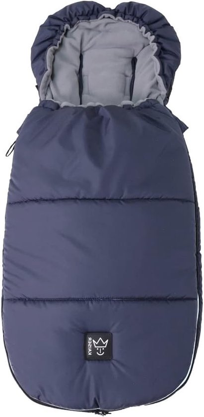 Voetenzak Kinderwagen - Babyzak Omhulling - Warm Houden Baby - Universeel Geschikt - 105 x 45 cm - Blauw