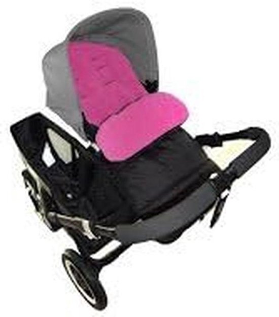 Voetenzak Kinderwagen - Babyzak Stoelvoering - Warmte Baby - Uitritsbaar - 50 x 40 x 6 cm - Roze