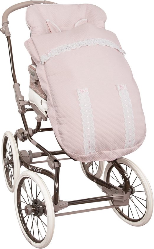 Voetenzak Kinderwagen - Babyzak Wieg - Baby Warm Houden - Universeel Toepasbaar - 90 x 55 cm - Roze