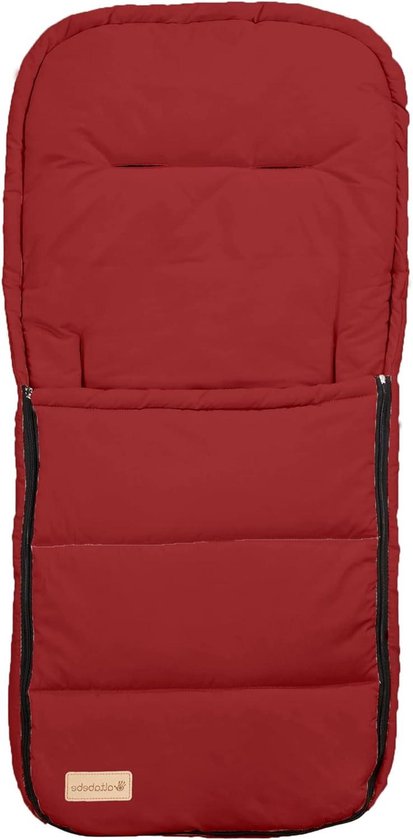 Voetenzak Kinderwagen - Buggy deken - Wandeltochten - Afneembaar bovenstuk - 90 x 45 cm - Rood