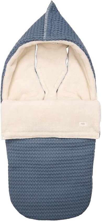 Voetenzak Kinderwagen - Buggy Dekje - Warm Buiten - Teddy Voering - Eenheidsmaat - Blauw