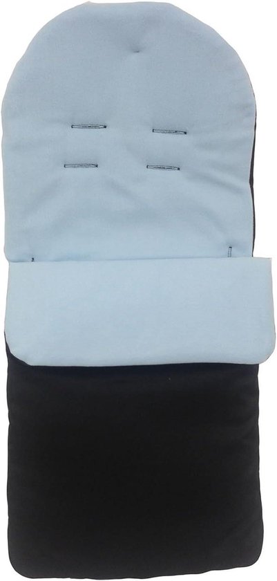 Voetenzak Kinderwagen - Cozy toes - Comfortabel Reizen - Wind- en waterafstotend - 39 x 88 cm - Blauw