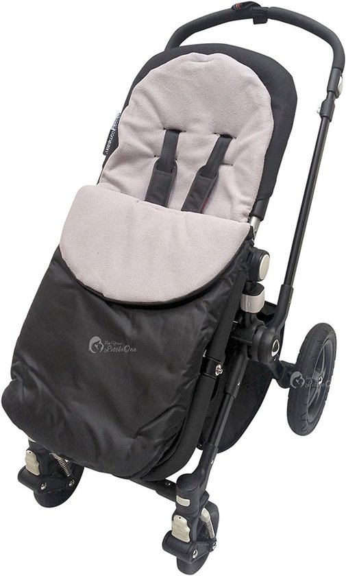 Voetenzak - Kinderwagen deken - Baby comfort - Uitritsbaar tot stoelvoering - 46 x 40 cm - Grijs