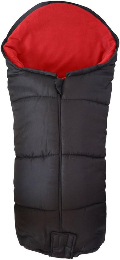 Voetenzak - Kinderwagen deken - Warmte voor baby - Verstelbaar ontwerp - 40 x 30 x 12 cm - Rood